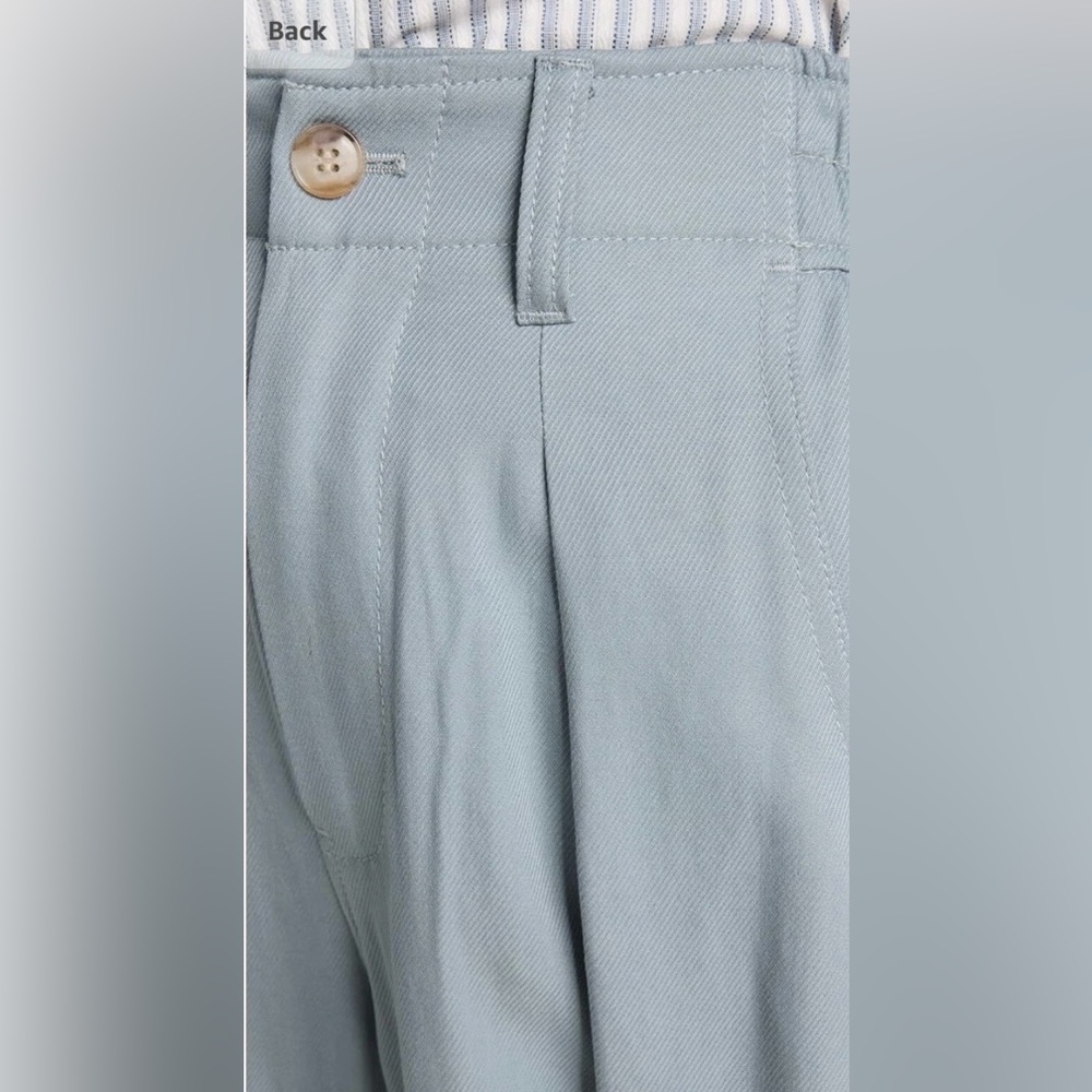 🆕Madewell Women’s The Neale Straight-Leg Pant in Drapeweave Overcast(Blue)Size 2 - Picture 16 of 16